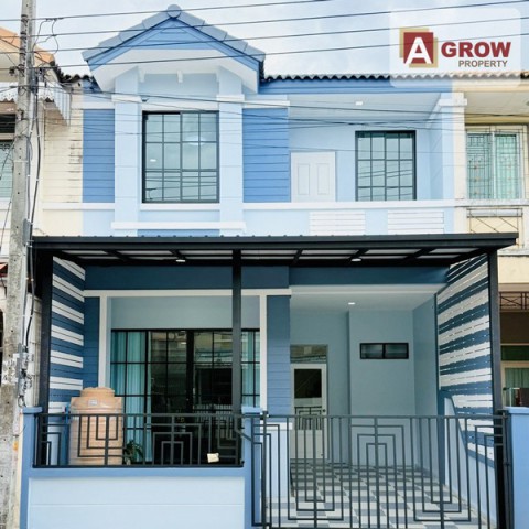 หมู่บ้านรื่นฤดี 5 รามอินทรา-หทัยราษฎร์ ถนนเมน บ้านสวย ทำเลดี บรรยากาศน่าอยู่ ตกแต่งครบพร้อมเข้าอยู่ที่ตั้ง : ถนนหทัยราษฎร์ แขวงบางชัน เขตคลองสามวา กรุงเทพมหานครรหัสทรัพย์ : AGT01308ราคาขาย : 2,890,000 บาท**ฟรีโอน**รายละเอียดทรัพย์ :- ทาวน์เฮ้าส์ 2 ชั้น - เนื้อที่ 22 ตารางวา- 4 ห้องนอน (มีห้องนอนชั้นล่าง)- 2 ห้องน้ำ - 1 ห้องครัว - 1 ห้องรับแขก- 1 จอดในบ้านจุดเด่น :- บ้านรีโนเวทใหม่ทั้งหลั�