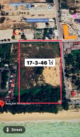 LV53616 ขายที่ดินทำเลทอง ติดหาดพลา บ้านฉาง ระยอง เหมาะสำหรับพัฒนาโครงการ Pool Villa, โรงแรม, รีสอร์ท หรือคอนโดมิเนียมหรูตากอากาศ  ราคาขาย : 535,950,000 บาท  (75,000 บาท / ตารางวา)ที่ตั้ง : หาดพลา อำเภอบ้านฉาง จังหวัดระยองรายละเอียด : -  เนื้อที่ทั้งหมด: 17 ไร่ 3 งาน 46 ตารางวา (7,146 ตารางวา)สถานที่สำคัญใกล้เคียง : -  แหล่งท่องเที่ยว & พักผ่อน: ติดหาดพลา, ใกล้หาดพยูน, หาดน้ำริน- การคมนาคม: ใกล้สนามบินน�