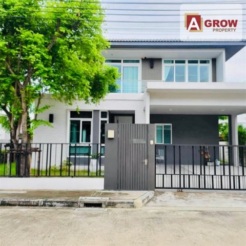 ให้เช่าหมู่บ้านมัณฑนา 2 ซอยราชวินิตบางแก้ว ทำเลดี บ้านสวย ตกแต่งครบ พร้อมเข้าอยู่ที่ตั้ง : ถนนบางนา-ตราด กม.7 ตำบลบางแก้ว อำเภอบางพลี จังหวัดสมุทรปราการรหัสทรัพย์ : AGH00593ราคาเช่า : 85,000 บาท/เดือนเงื่อนไขการเช่า :- สัญญาขั้นต่ำ 1 ปีรายละเอียดทรัพย์ :- บ้านเดี่ยว 2 ชั้น- เนื้อที่ดิน 65 ตรว.- พื้นที่ใช้สอย 190 ตรม.- 4 ห้องนอน- 4 ห้องน้ำ- 1 ห้องครัว- 1 ห้องโถง- 2 จอดในบ้านจุดเด่น :- ทำเลดี บ�