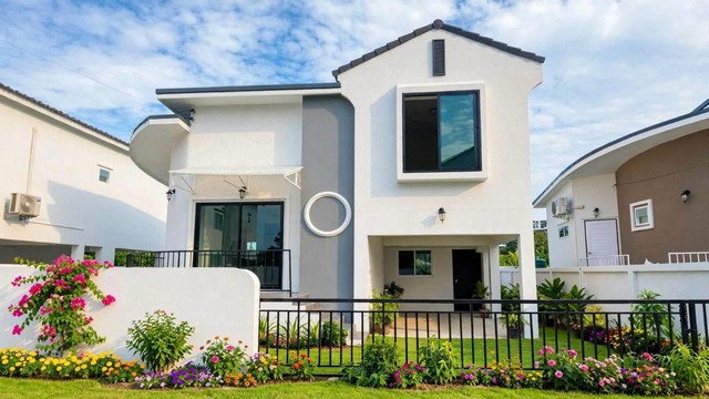 ถูกสุดๆ เพียง 2.07 ล้าน #โซนหางดง #หนองแก๋ว บ้านเดี่ยวชั้นครึ่ง บ้านสวย ฟังก์ชันครบ ราคาจับต้องได้รายละเอียดบ้านบ้านเดี่ยวชั้นครึ่งที่ดิน 44.60 ตร.ว.พื้นที่ใช้สอยประมาณ 120 ตร.ม.3 ห้องนอน2 ห้องน้ำ1 ห้องรับแขก1 ห้องครัว1 ห้องเก็บของ1 โรงจอดรถ1 สนามหญ้า พื้นที่สำหรับพักผ่อนของแถมฟรี!ถังเก็บน้ำ + ปั๊มน้ำระบบป้องกันปลวกทั้งหลังผ้าม่านทั้งหลังฟรีโอน + ของแถมครบ พร้อมเข้าอ�