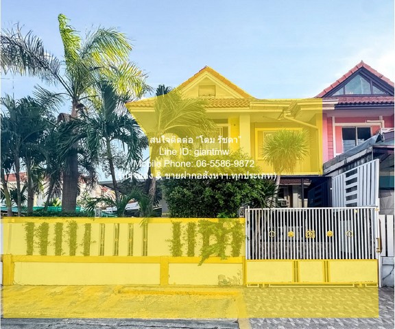 AHB-016สนใจติดต่อ: โดม รัชดา (Exclusive Contract)โทร: 065-586-9872ไลน์ไอดี: 0655869872 หรือ giantmw หรือ @yem0202nFacebook: https://bit.ly/3vdegO8Fanpage: https://bit.ly/488TrlD.ขายทาวน์โฮม 2 ชั้น (หลังมุม: รีโนเวท และต่อเติมแล้ว) ซ.ประชาอุทิศ 90 34.20 ตร.ว. 3 น 2 น้ำ 2 จอดรถ ราคา 2,317,500 บาท.รายละเอียดทรัพย์: 1. ทาวน์โฮม 2 ชั้น (หลังมุม: รีโนเวท และต่อเติมแล้ว) ซ.ประชาอุทิศ 90 เนื้อที่ 34.2 ตร.ว. พื้นที่ใช้สอย 96 ตารางเมตร ขนาด 3 ห้องนอน 2 ห้องน้ำ และสามารถจอดรถได้ 2 คัน2. แถมแอร์ 2