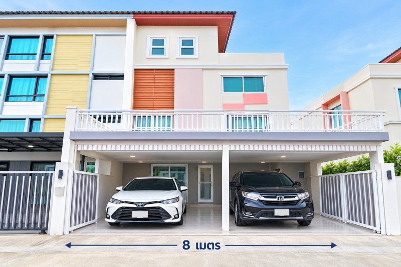 นาคนิวาส 14–22นาคนิวาส 14–22 ให้เช่าทาวน์โฮม 4 ชั้น 2 คูหา  28ตร.ว.ใกล้เซ็นทรัลอีสต์วิลล์ 400ม.  28ตร.ว.  450ตร.ม. ถนนประดิษฐ์มนูธรรม ทำเลลาดพร้าว 71 นาคนิวาส เหมาะอยู่อาศัยและโฮมออฟฟิศ พร้อมที่จอดรถส่วนตัว บริการทำความสะอาดเดือนละ 1 ครั้ง ค่าเช่า 27,999 บาทต่อเดือนNakNiwat 14–22 4-Storey Townhome for Rent 2Units 4Beds 3Baths Near Central EastVille 400m 28Sq.wah 450Sq.m. Pradit Manutham Rd Ladprao71 Ideal for Residential Use or Home Office Private Parking Monthly Cleaning Service Included 27,999 THB per Monthถนนลาดพร้าว 71 ซอยนาคนิวาส 14–