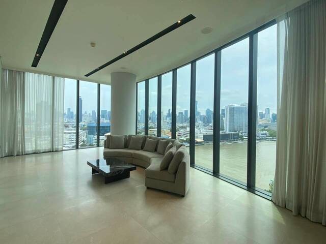 Immerse yourself in world-class elegance with panoramic Chao Phraya river views from your private sky sanctuary.​​160.85 SQ.M. Riverfront Layout: Generous proportion featuring 2 grand bedrooms and 3 luxurious bathrooms.  ​Panoramic Curved Glass Living Area: Expansive floor-to-ceiling glass wall framing breathtaking views of the river and city skyline.  ​Five-Star Banyan Tree Hospitality: Private jetty, riverfront sanctuary pool, sky lounge, spa room, and legendary 24-hour concierge services.​Prime Riverside Location: Nestled along the Chao Phraya River, just minutes from ICONSIAM and vibrant city hubs.​Tailored for senior executives and discerning families seeking an elite sanctuary with unmatched space and absolute privacy.Rental price : 190,000 baht/monthRef.: 387479Listing Detail: www.rent-bangkok-condo.com/properties/387479Co-agents are welcome.-------------------Contact us for more information or arrange a viewing: Email: RBC.rentbangkokcondo@gmail.comCall: 066-0588-65