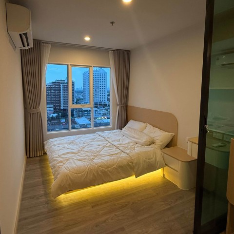1 Bedroom Condo for Rent at Regent Home Bangna near BTS Bang NaLocation: Regent Home Bangna, Bang Na, BangkokContact Aekachai (Aui)T. 089-799-5598Line ID : @auiauiaui001 (add @ in front)Room details- 1 bedroom 1 bathroom- Size 28 sqm- Building A 15th floor- New room, west facing outside view- Fully furnished with electrical appliances- 2 air conditioners, Smart TV, 2 door refrigerator, microwave, washing machine and water heater- Digital door lock- Ready to move inRental- 12,000 THB per month- Deposit 2 months and 1 month advance- Contract 1 yearNearby- BTS Bang Na within walking distance- Easy access to Sukhumvit Road and Bang Na Trat RoadProject facilities- Salt water swimming pool- Fitness and boxing area- Co-working space and meeting room- Garden and yoga area- 7-Eleven in the project- 24 hour security- Car parking